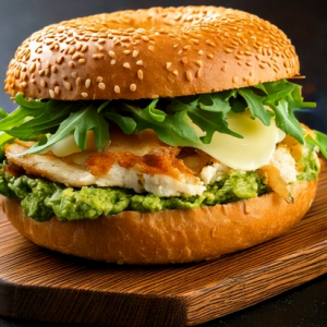 Bagel du lundi "poulet pesto"